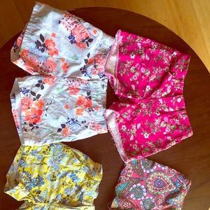 4 pairs of girl shorts